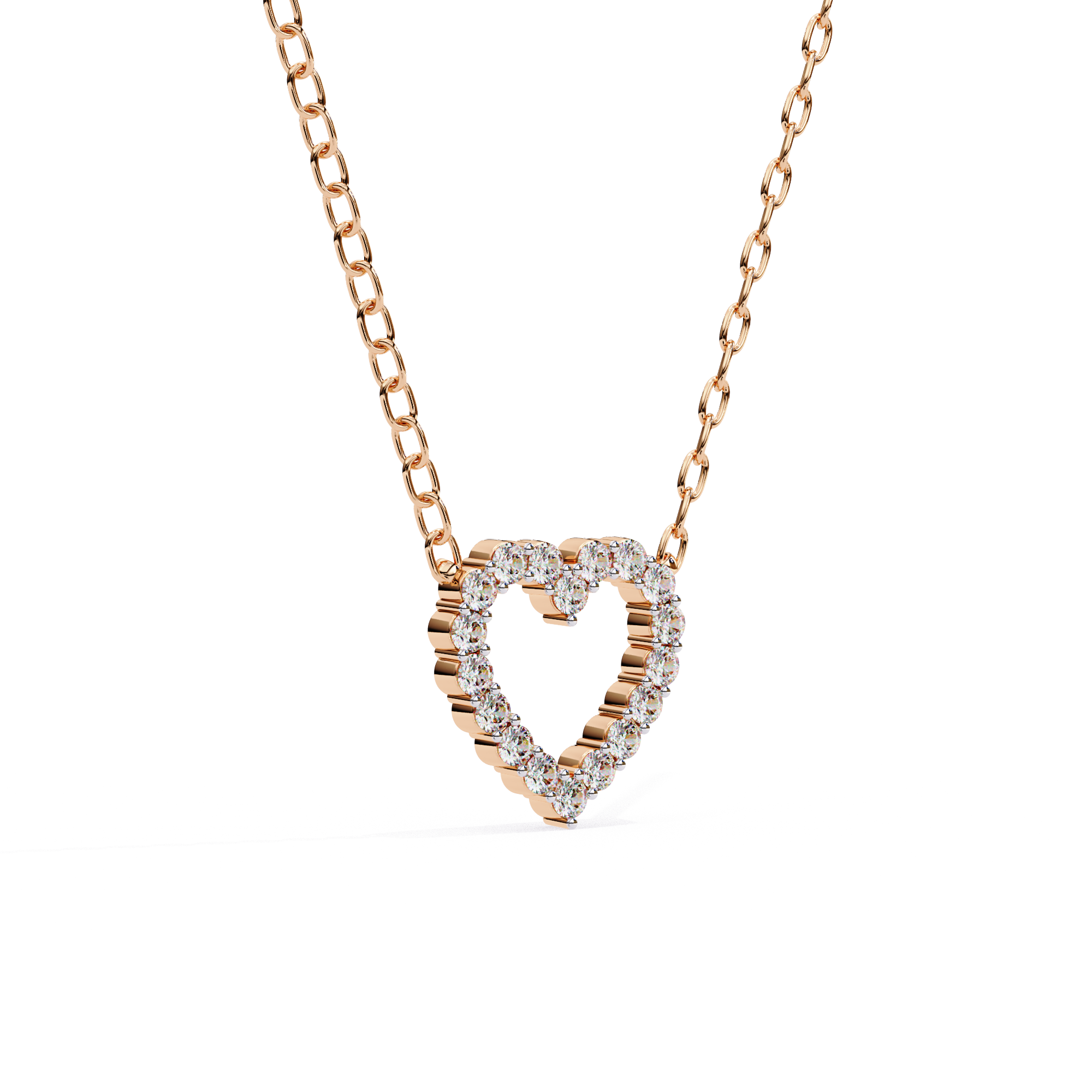 Pave Heart Pendant