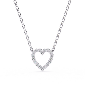 Pave Heart Pendant