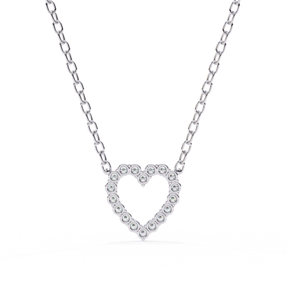 Pave Heart Pendant
