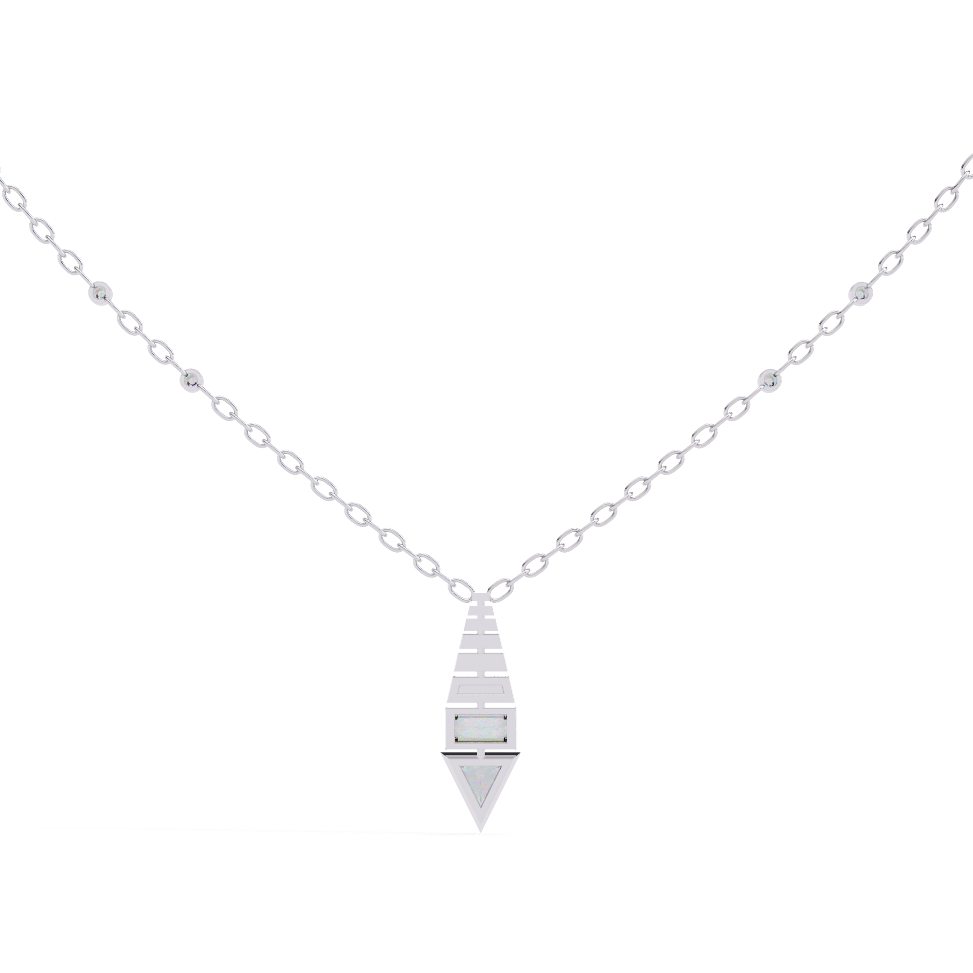 Classic Trillion-Cut Pendant