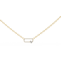 Floating Oval Pendant