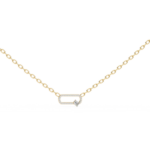 Floating Oval Pendant