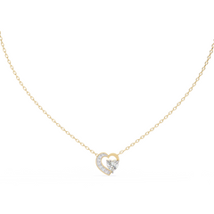 Crossover Heart Pendant
