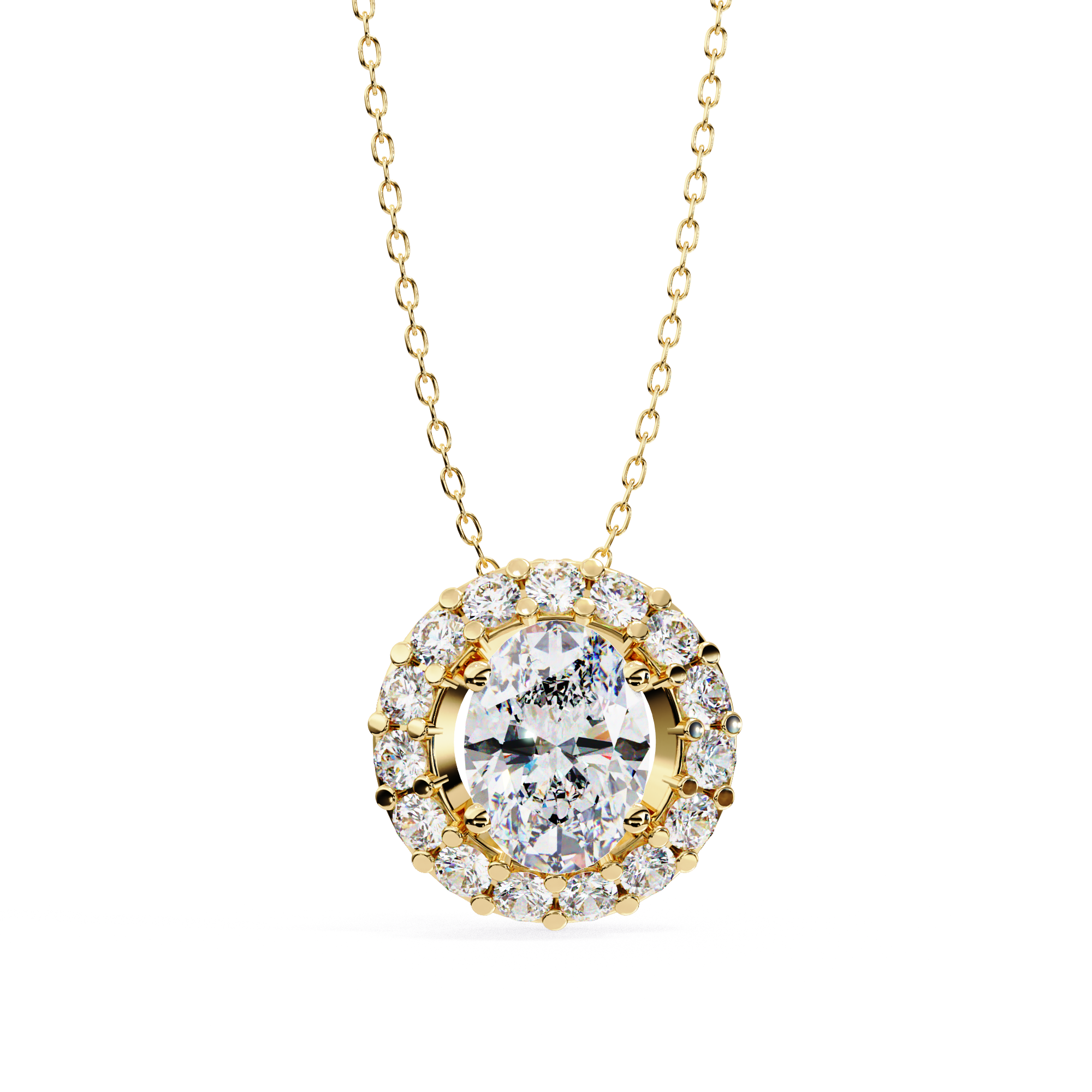 Oval Bloom Pendant