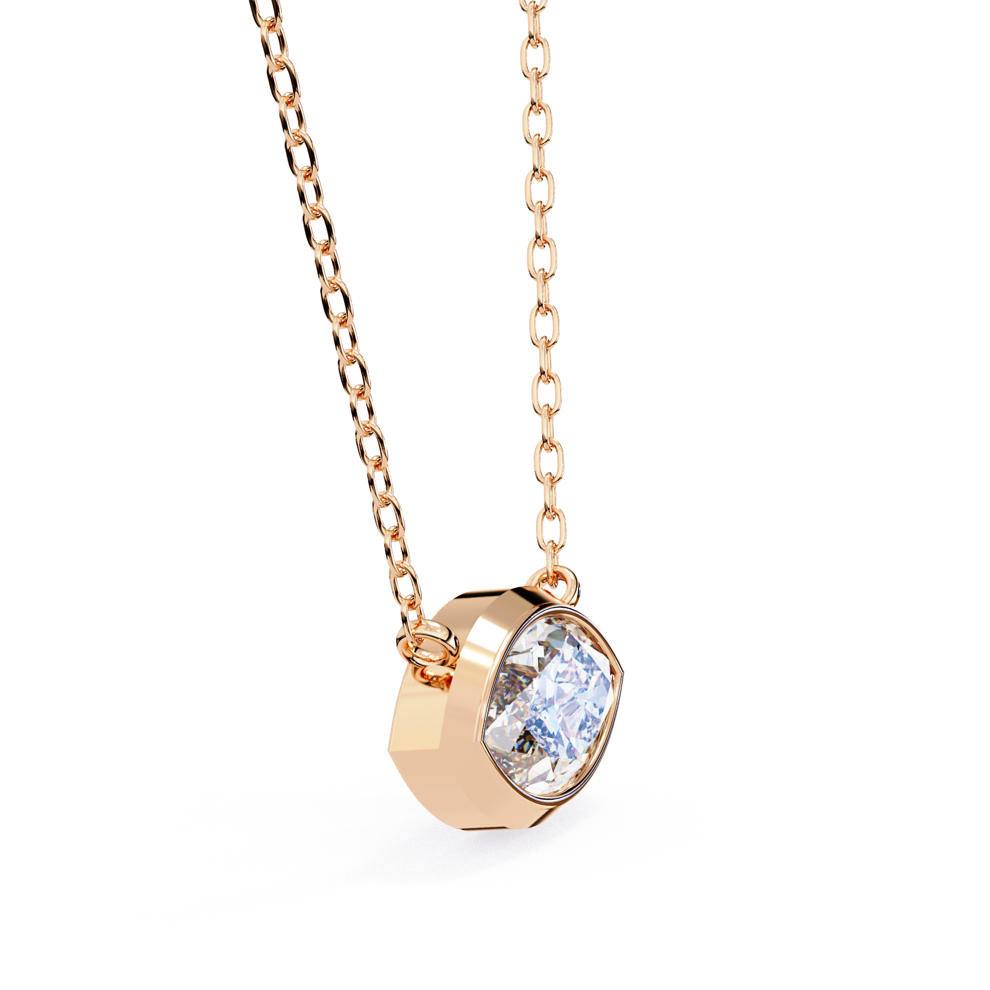 The Solitaire Marquise Pendant