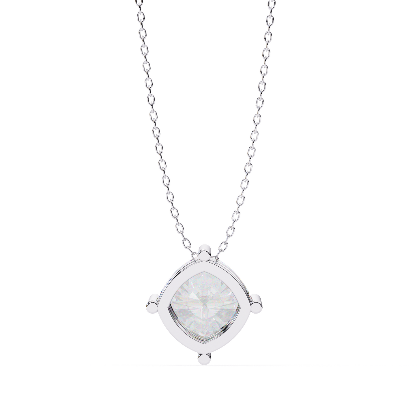 The Cushion Solitaire Pendant