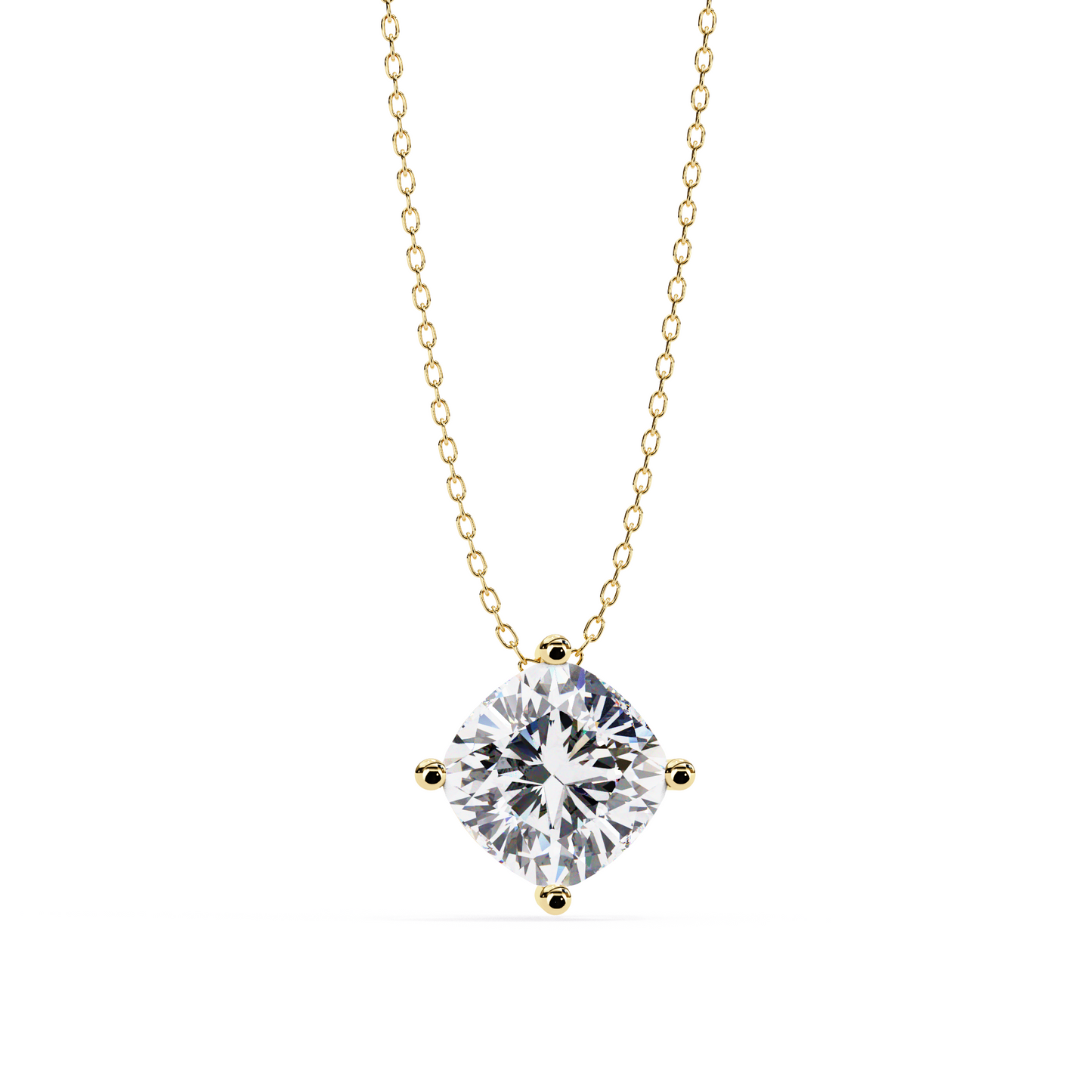 The Cushion Solitaire Pendant