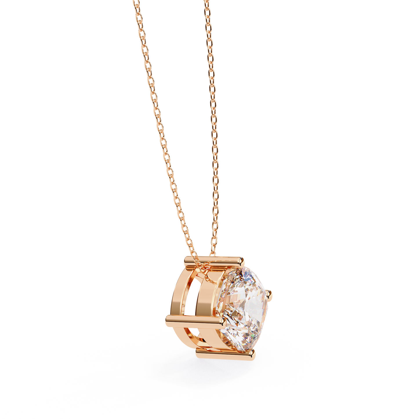 The Cushion Solitaire Pendant