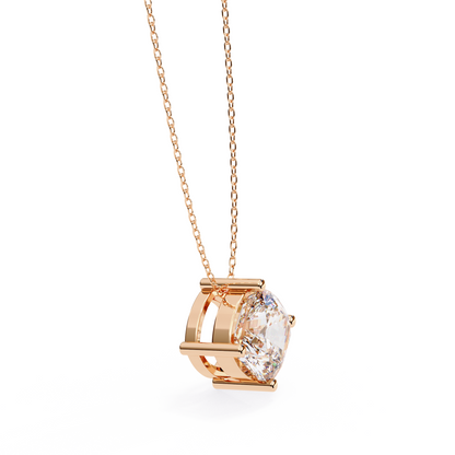 The Cushion Solitaire Pendant