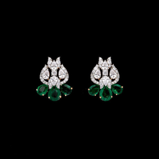 Pearl Leaf Radiance Earrings