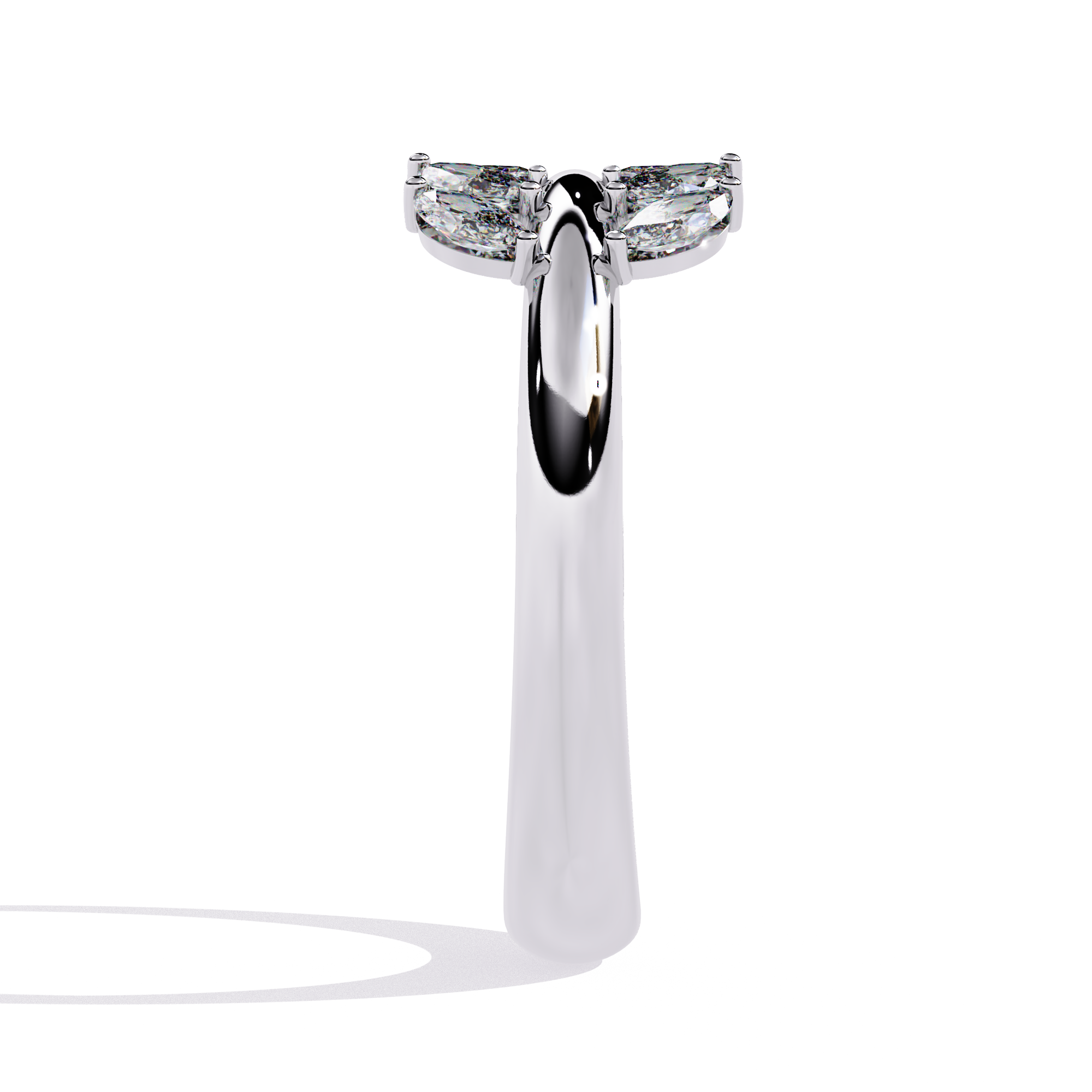 Marquise Leaf Ring