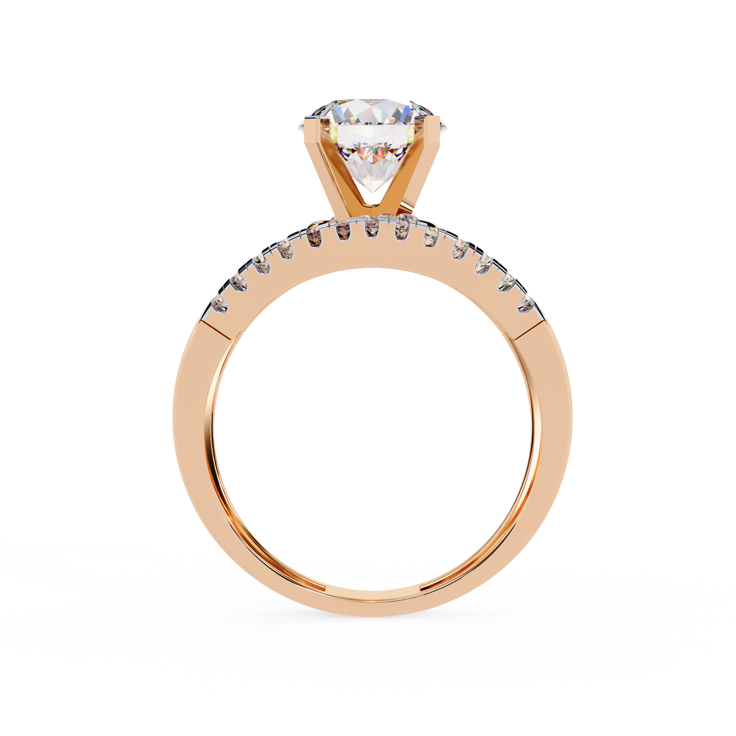 Solitaire Parallel Path Ring