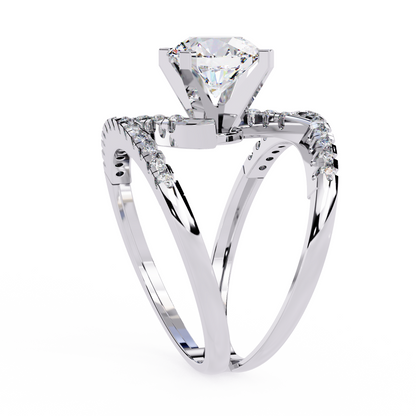 Solitaire Parallel Path Ring