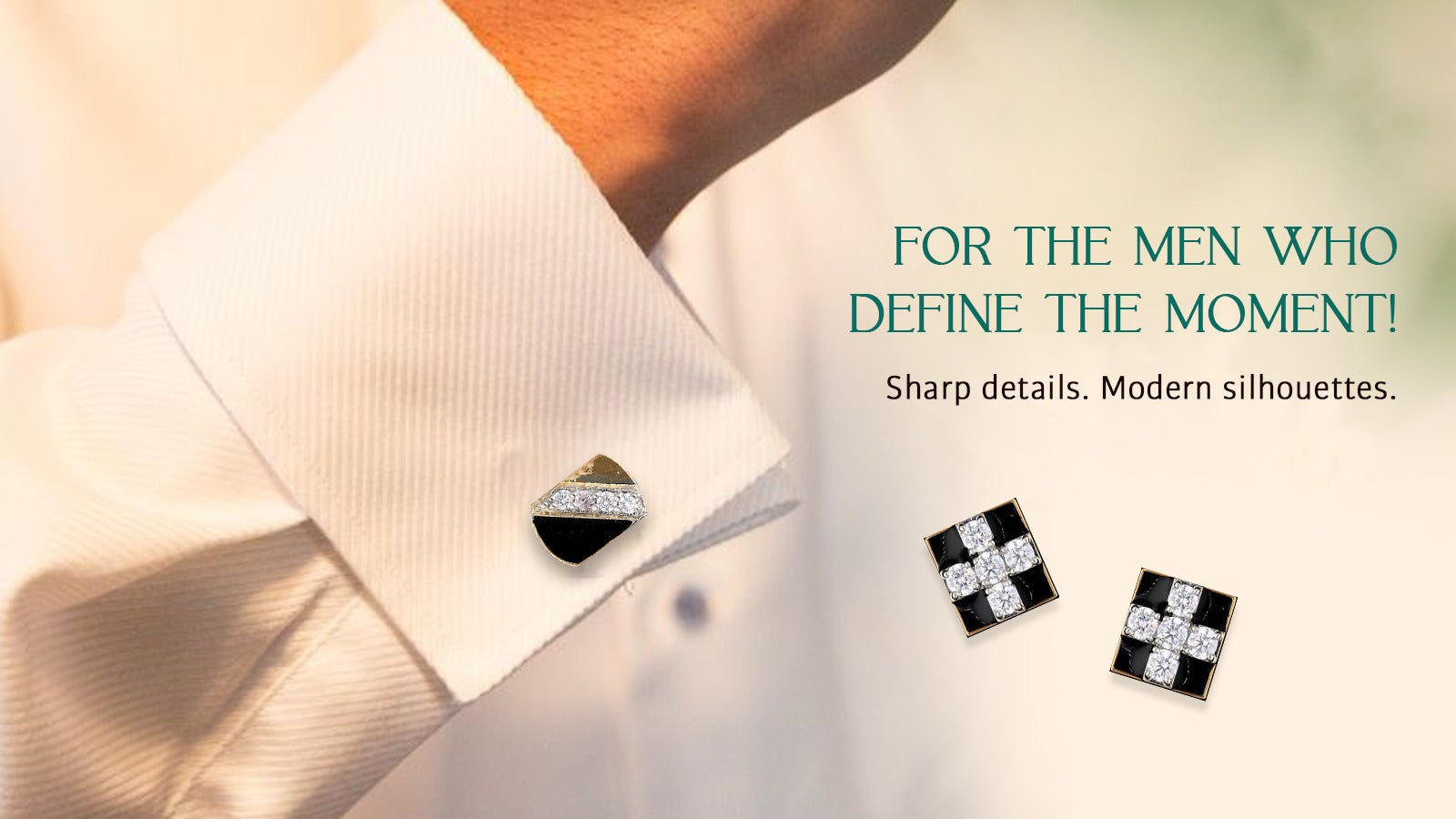 mens cufflinks diamond