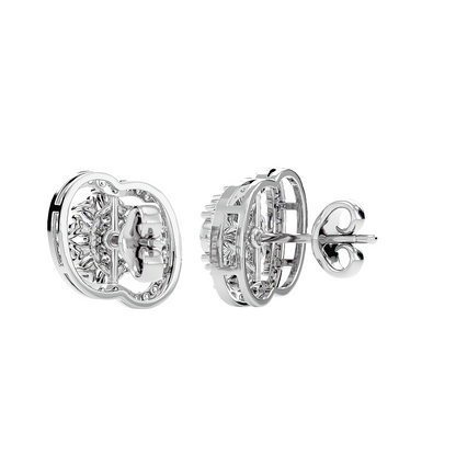 Interlace Flower Earrings