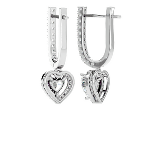Stick & Heart Earrings