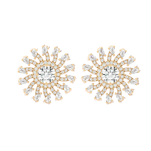 Round Pear Studs