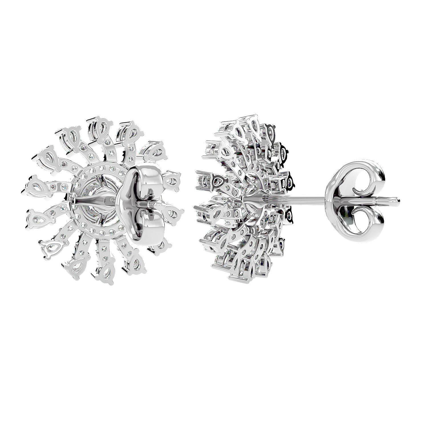Round Pear Studs