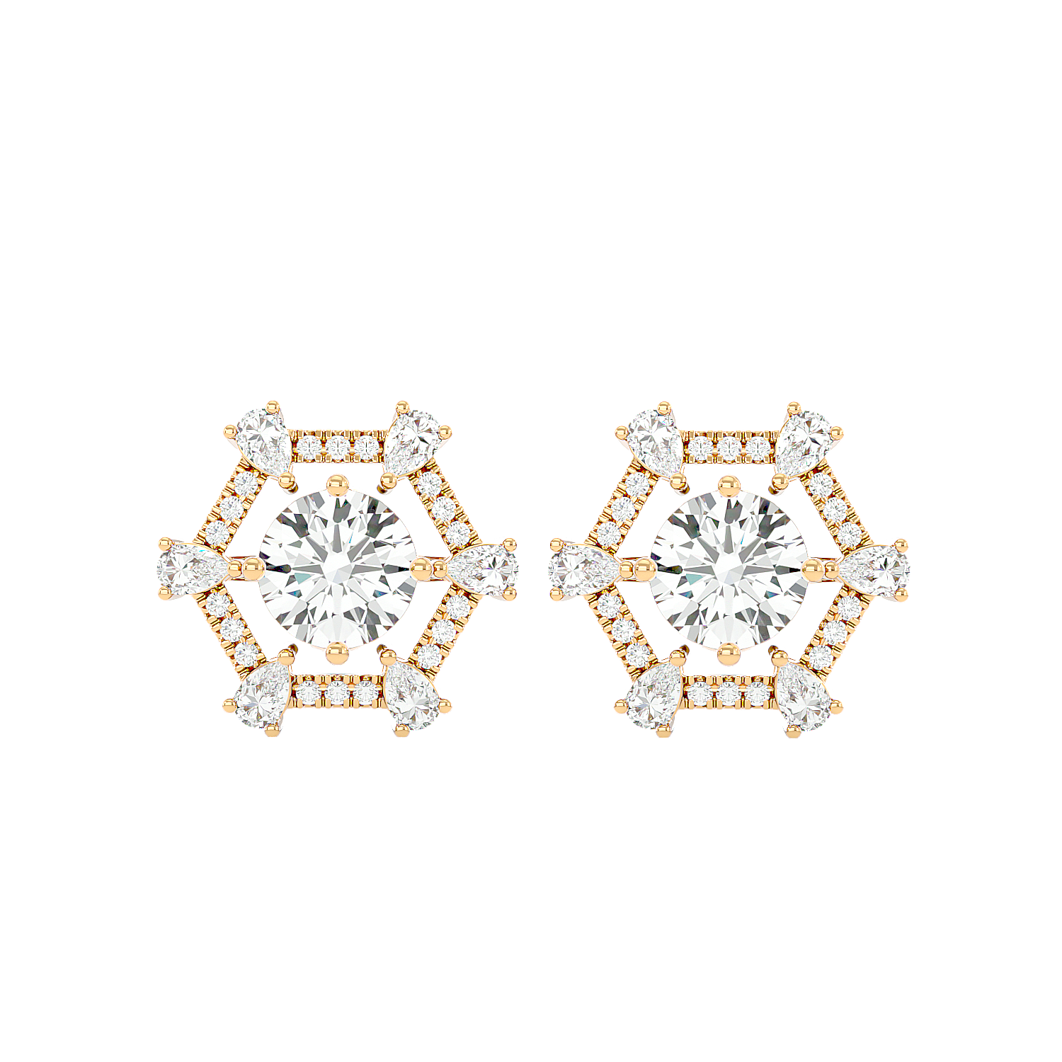 Jewel Cell Studs