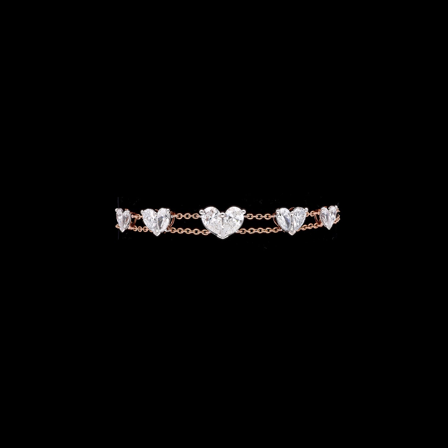 String of hearts bracelet