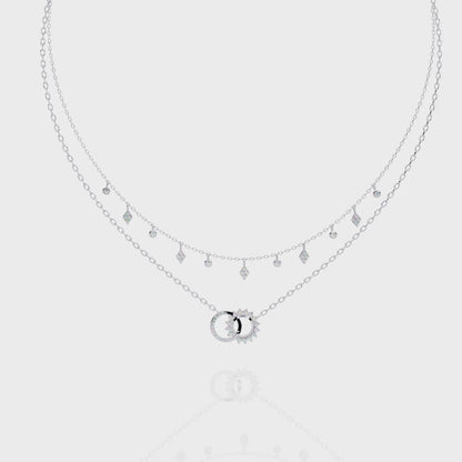 Sunburst Halo Necklace