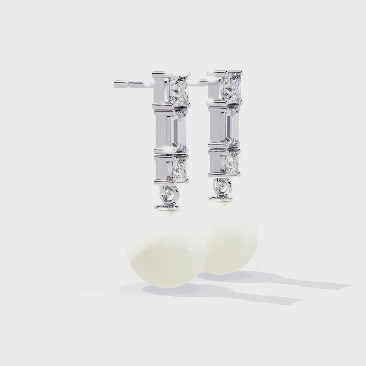 lab grown diamond studs earrings