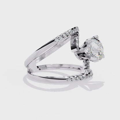 Solitaire Parallel Path Ring