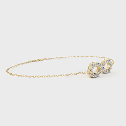Pavé Infinity Bracelet