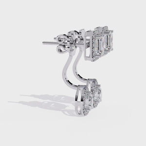 lab grown diamond studs earrings